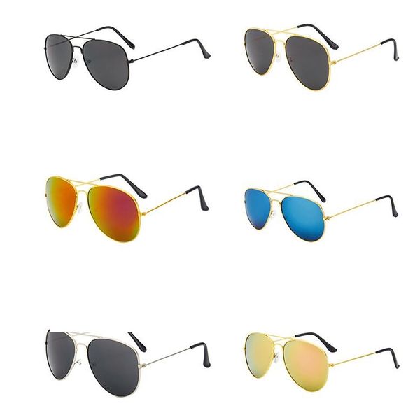 Retro Vintage Sonnenbrille Mode Luftfahrt Pilot Sonnenbrille Luxus Klassische Anti-Uv Spiegel Brillen Outdoor Strand Schwimmbrille