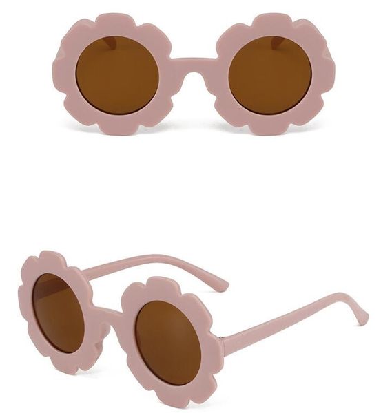 Ragazzi carini ragazzi per bambini piccoli occhiali da sole Anti UV Flower Sun Glasses Kids Travel Beach Eyewear Goggles Fashion Children Accessori