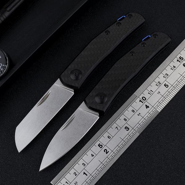 Folding Fruit 0235 Blade Knife 20CV Survival Carbon Camping Handle Fishing 0230 Fiber Hunting Outdoor ZT Kitchen Knife Tool EDC Qr260L