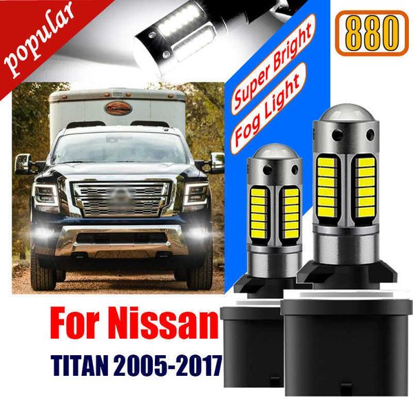 Новая 2X H27 880 CAR CANBUS NO Ошибка Светодиодная лампа с передним туманом для Nissan Titan 2008 2009 2011 2011 2013 2013 2014 2015 2016 2017