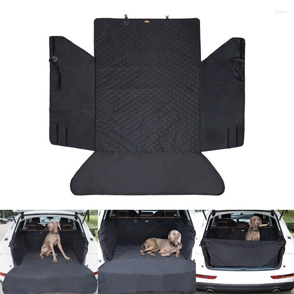 Capas de assento de carro para cães Forro de carga para SUVs Capa de porta-malas à prova d'água antiderrapante Sedans Gatos à prova de arranhões