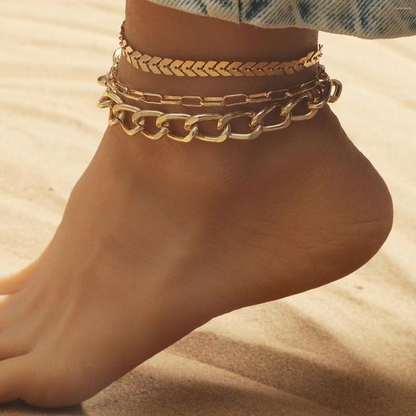 Ketten Damenmode Licht Luxus Füße Kette Kreative Einfache Anhänger Edelstein Armband Wolf