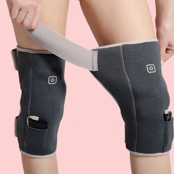 Beinmassager Heizung Kniepolster Infrarot beheizte Therapie für Knie Arthritis Physiotherapie Knie Knochenbein Schmerz Relief -Knie Schutzpflegeprodukt 230614