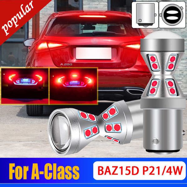 Nuovo 2X Canbus Nessun Errore P21/4W 566 LED Lampadina Luce Freno Posteriore BAZ15d Lampada Per Mercedes-Benz Classe A 2004 2005 2006 2007 2008 2009-2012