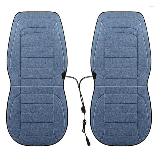 Capas de assento de carro capa macia almofada quente aquecida com aquecimento rápido ajuste universal para a maioria dos caminhões SUV ou van
