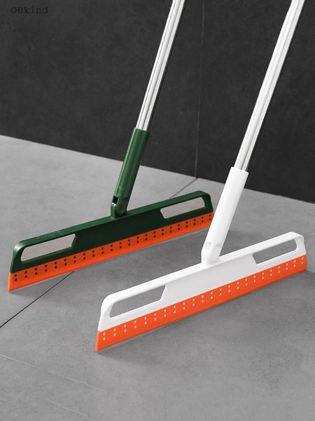 Hand Push Sweepers obkind Limpador esfregona de dupla finalidade para banheiro banheiro limpador de chão raspando velocidade piso de silicone seco e úmido 230613