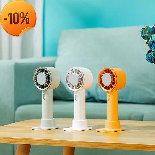 Yeni USB Mini Fan Yarıiletken Soğutma 2200mAh Pil Şarj Edilebilir Elde Taşınabilir El Taşınabilir Fan Alışveriş Soğutma Ev Araba Hava Soğutucu