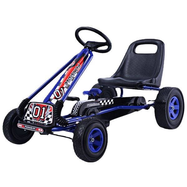 2023 New Go Kart Kids Ride On Car Pedal Powered 4 Wheel Racer Toy Stealth Outdoor car