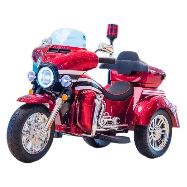 Motocicletas elétricas HY para crianças montar carro elétrico grande para dirigir brinquedos com bateria grande 12V4.5AH assento de couro