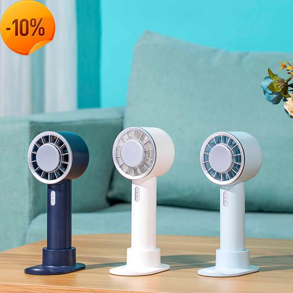 Novo mini ventilador de mão portátil usb recarregável refrigerador semicondutor refrigeração com bateria de 2200 mah para ventilador elétrico ao ar livre