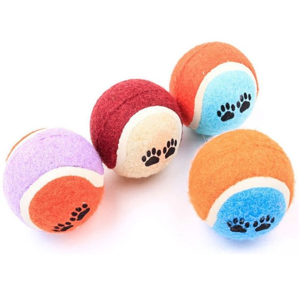 Mini Küçük Köpek Oyuncakları Evcil Hayvanlar İçin Tenis Yavru Köpek Köpek Top Pet Oyuncak Yavrular İçin Tenis Top Köpek Oyuncak Top Evcil Hayvan Ürünleri