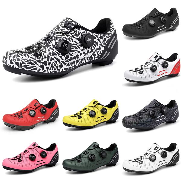 2023 sapatos de ciclismo casuais resistentes ao desgaste masculino preto vermelho branco cinza verde amarelo rosa tênis masculino esportivo ao ar livre