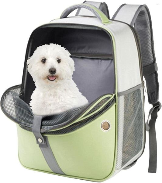 Coprisedili per auto per cani Trasportino per gatti espandibile - Zaino da escursionismo | Collision Color Bag Per Animali Domestici Da Viaggio Con Tran