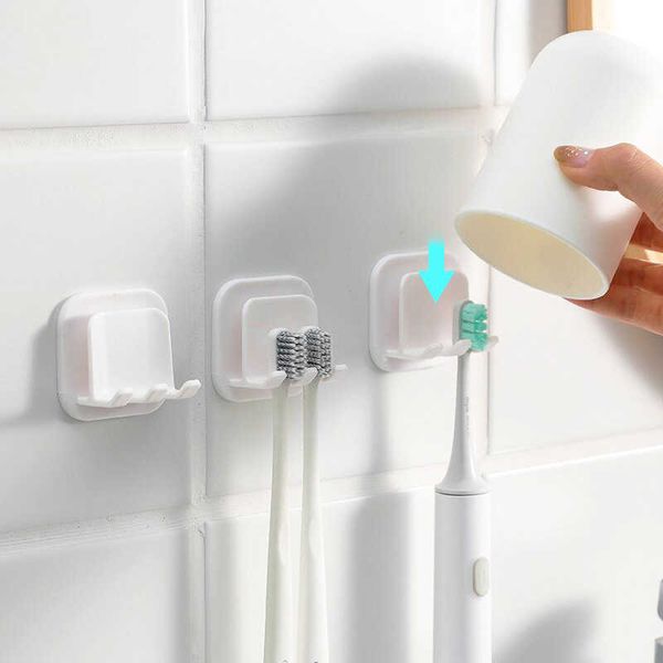 Nuovo porta spazzolino da denti a parete Dispenser per organizer per spazzolini da denti Scaffale salvaspazio per accessori per accessori da bagno Strumenti