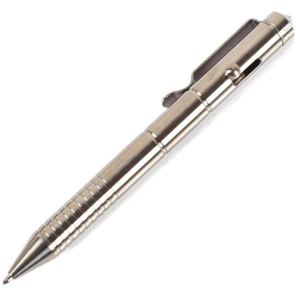 Titanium TC4 CNC Pull Bolt Type Pocket Clip Autodifesa Tactical Pen Glass Breaker Outdoor Survival EDC Gear Tool5528231303c