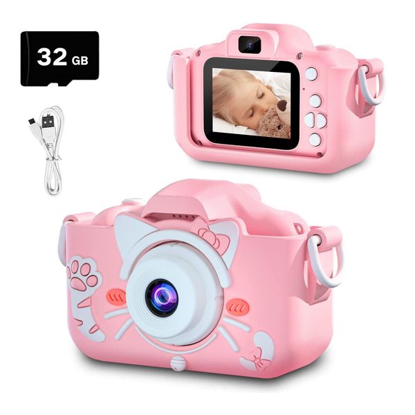 Fotocamere giocattolo Mini fotocamera da 20 MP Giocattoli per bambini per 3 4 5 6 7 8 9 10 11 Ragazzi di 12 anni Ragazze Bambino digitale con video 230615