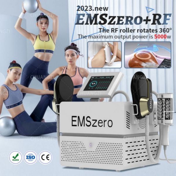Hochintensives EMS-Muskeltrainingsgerät EMSZERO 2-in-1-Rollenmassage-Therapiegerät Komprimierende Mikrovibration