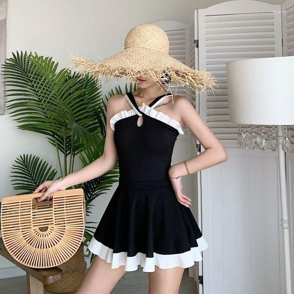 Женский купальный купальник для женщин Summer Beach 2023 Girl Black Hearing Seck Sceplim Pulm Placing Spamp