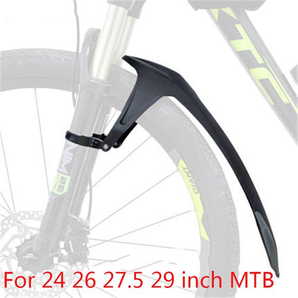 Bisiklet Fender 24 26 27.5 29 inç MTB Mudguard Yumuşak Kauçuk TPE Bisiklet Ön Arka Kanat Bisiklet Çamur Koruma Dağ Bisikleti Çamurluk Aksesuarları 230614