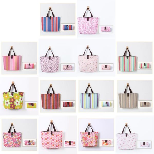 Handtaschen Geldbörsen Rosa und weißes Gitter Katze Kirsche Blume Blumen Blätter Orange Punkte Streifen Lila Gelb Regenbogen Linien Rot Blauer Punkt Str Otpwh