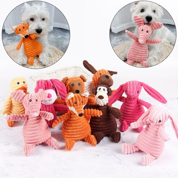 Bissfestes Kauspielzeug für Welpen und Hunde in Tierform, Haustierspielzeug für kleine und mittelgroße Hunde, Quietscher, Maskottchen, Kinderspielzeug, Produkte für saubere Zähne