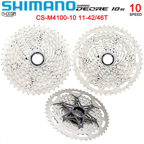 Freewheels Freeweels Chainweels Shimano Deore 10 Speed ​​Cassette Sprocket MTB CSM410010 1142T 10V Свободный шляп.