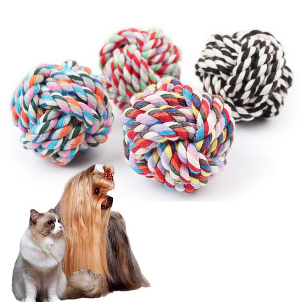 Dog Toys Puppy Chew Thette Thenge Cotton Toys Toys Chilesing Зубы, играющие с мячом на открытом воздухе. Интерактивная игрушка