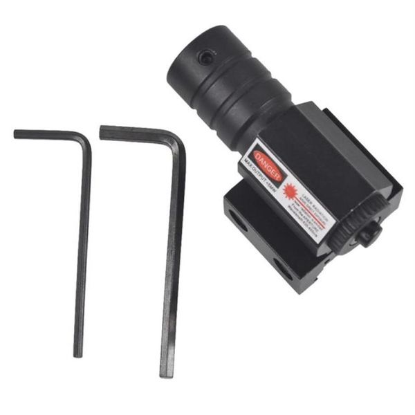 Einstellbare Taktische Red Laser Beam Dot Sight 50100M Umfang 635655nm red dot zielfernrohr Halterung für jagd 11mm 22mm Picatinny schiene391290B