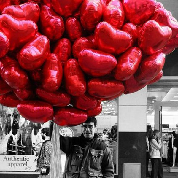 Decorações de jardim 50 pçs 18 polegadas Rosa Ouro Vermelho Rosa Amor Folha Coração Balões de Hélio Balões de Festa de Aniversário de Casamento Balões de Dia dos Namorados Globos Suprimentos 230615