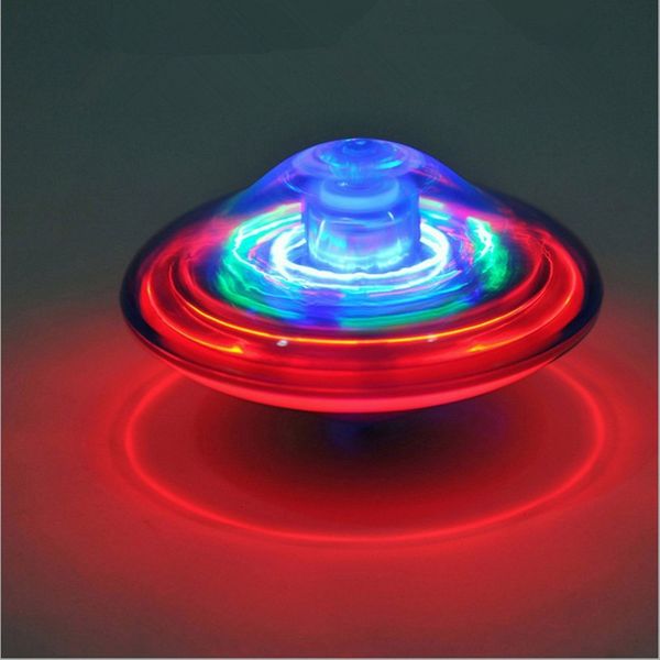 Kreisel Elektrisches Gyroskop Laser Farbblitz LED Licht Spielzeug Musik Gyro PegTop Spinner Klassisches Spielzeug Verkaufen Kinder 230615