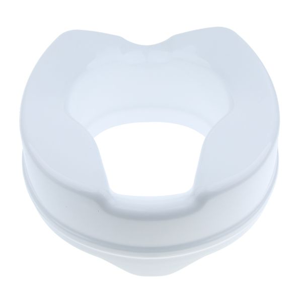 Diğer Sağlık Güzellik Ürünleri Taşınabilir Plastik Tuvalet Koltuğu Yükseltici Yükseltilmiş Yüksek Güvenlik Beyaz Kapaksız 4 inç 230614