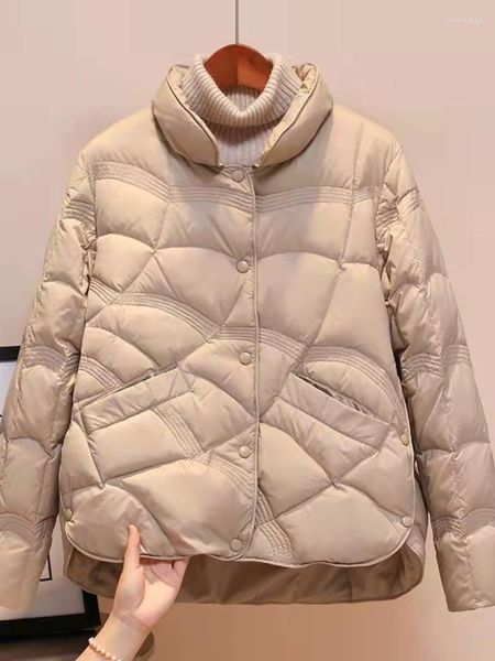Женские траншеи Coats Winter Hoat 2023 Женщина мода с длинным рукавом с длинным рукавом односпальный карманная карман