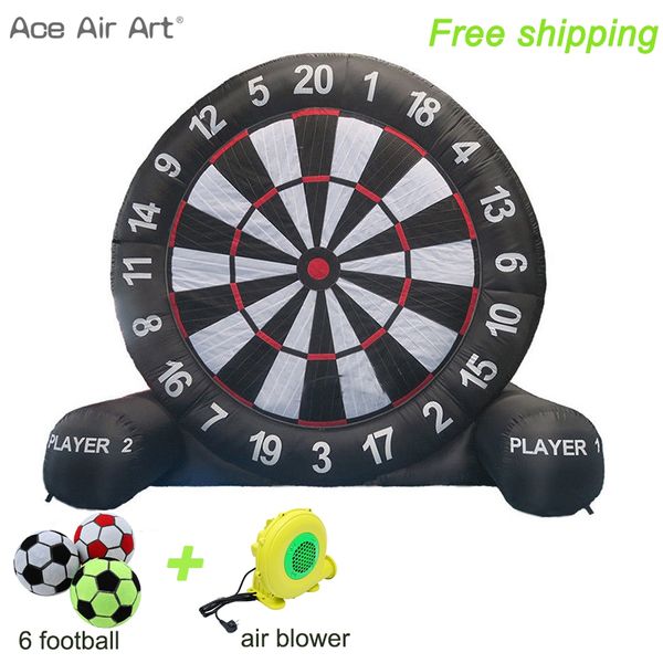 Yapışkan futbol topları ile şişme futbol dart tahtası dev ayak tekme topu spor hedef oyunları çocuklar için yetişkinler