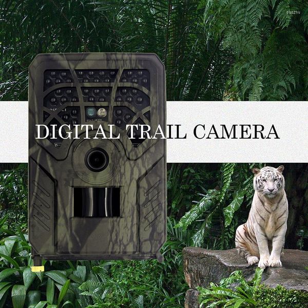 Câmeras de vídeo 2023 Trail Hunting Camera Wildcamera Wild Surveillance Night Version Câmeras de observação da vida selvagem Po Traps Track