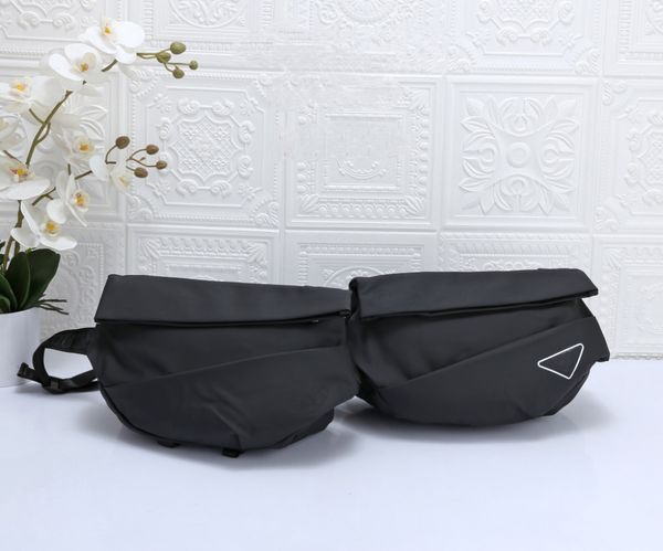 Clássico Triângulo Men's Waistpack Designer Bags Totes Letter Crossbody Marca de Luxo Bolsas Femininas com Zíper Homens e Mulheres Bolsa Fitness de Grande Capacidade Bolsa de Ombro