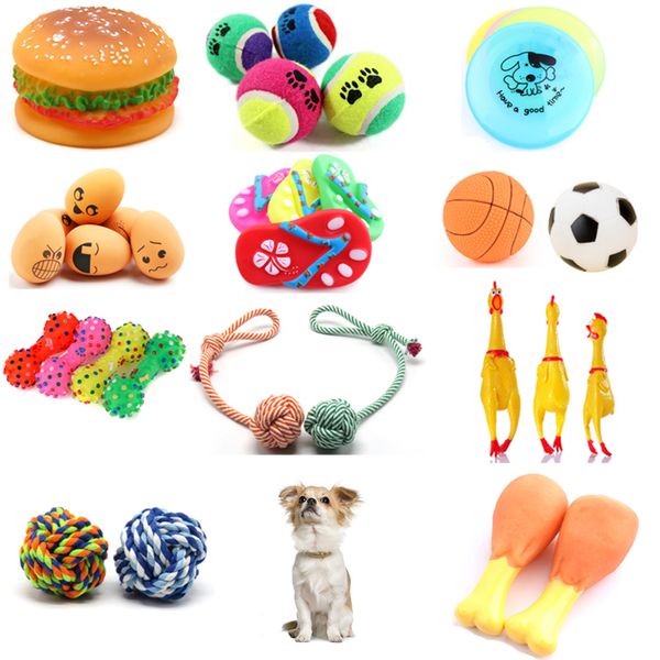 Brinquedos para cães guinchos amarelos gritando frango mastigar osso chinelo para cães bola brinquedos para cães ranger de dentes brinquedo para animais de estimação brinquedo squeak para cães