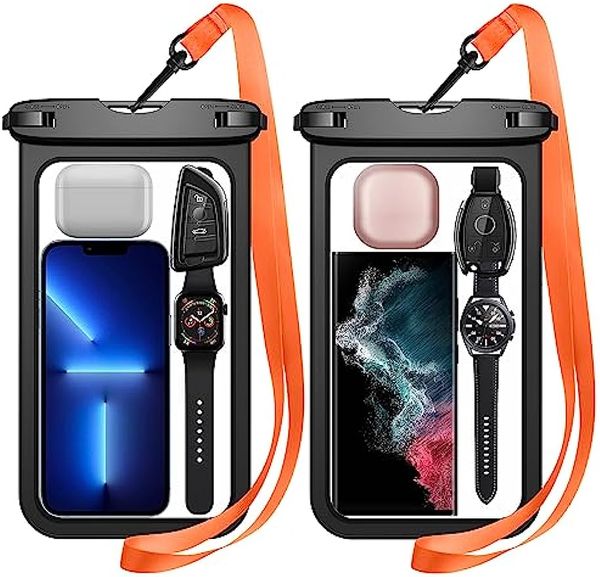 Универсальный водонепроницаемый чехол для телефона IPX8, чехол для мобильного телефона, сухая сумка для iPhone 14 Pro Max/13/12/11/SE/8 Galaxy S23 Ultra/S22/S21, большая емкость для хранения, 10 дюймов