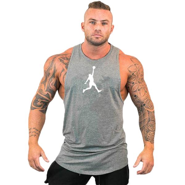 Regatas Masculinas Musculação Esportivas Regatas Masculinas Academias Treino de Fitness Camisa Sem Manga Masculina Longarina Camiseta Simples Verão Casual Solta 230615