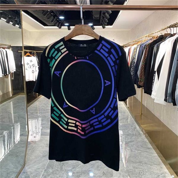 T-SHIRT MOTIF Mens Designer T Shirts Summer Women Fashion T-shirts Masculino Alta Qualidade 100% Algodão Top Tees Roupas de Marca FZW19019 P054