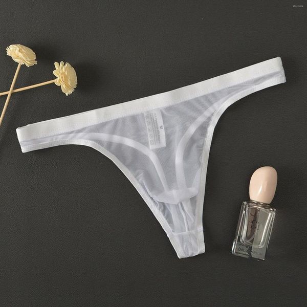 Calzoncillos Calzoncillos para hombre Ropa interior Gay Boxer Malla Tanga transparente Tanga fino Tanga Ver a través de las bragas