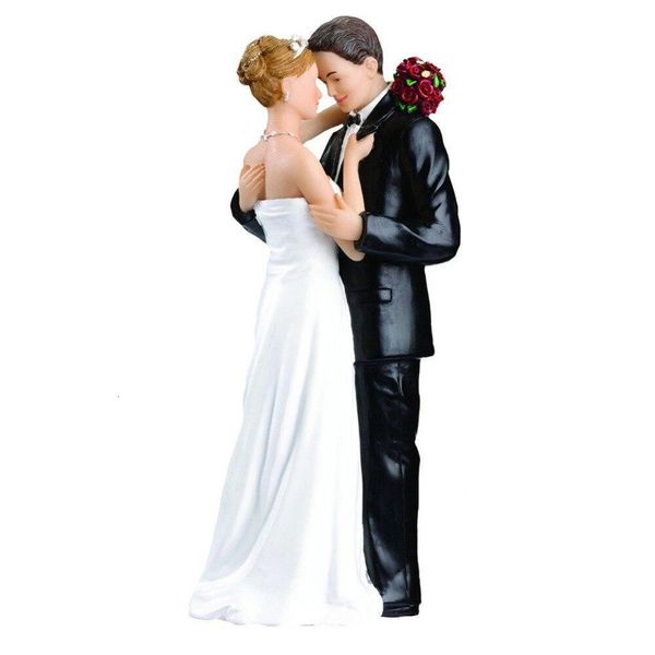 Outros suprimentos para festas de eventos Bolo Toppers Bonecas Noiva e Noivo Estatuetas Engraçado Casamento Bolo Toppers Stand Topper Decoração Suprimentos Marry Figurine 230615