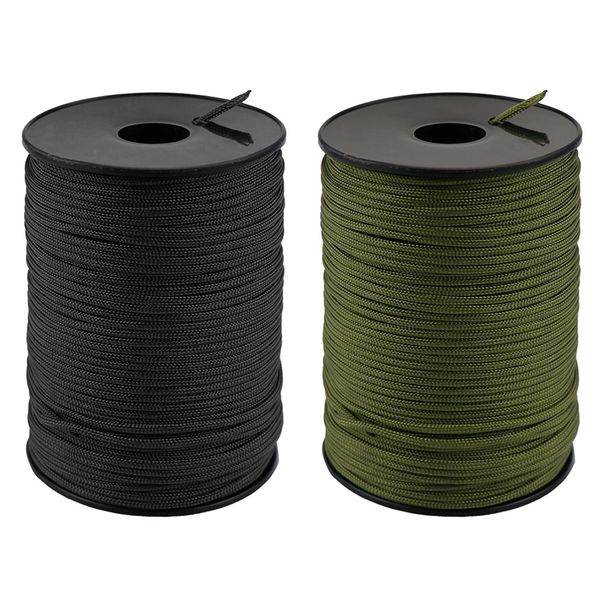 Corde da arrampicata 100M Standard militare 5Core Paracord Corda m Diametro Cavo paracadute esterno Sopravvivenza Ombrello Tenda Cordino Cinghia 230614