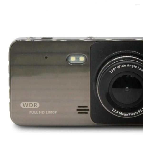 Câmeras de vídeo DVR de carro de 4 polegadas Full HD 1080 Dash Cam Câmera de visão traseira Gravador de vídeo de veículo 24 horas Monitor de estacionamento Visão noturna G-sensor Auto Camrecorder