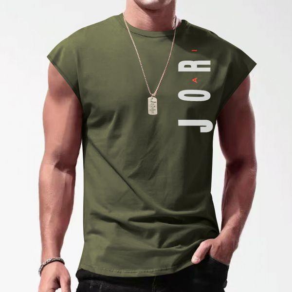 Мужская танк-топы спортивная одежда мужская свободная топ плеч