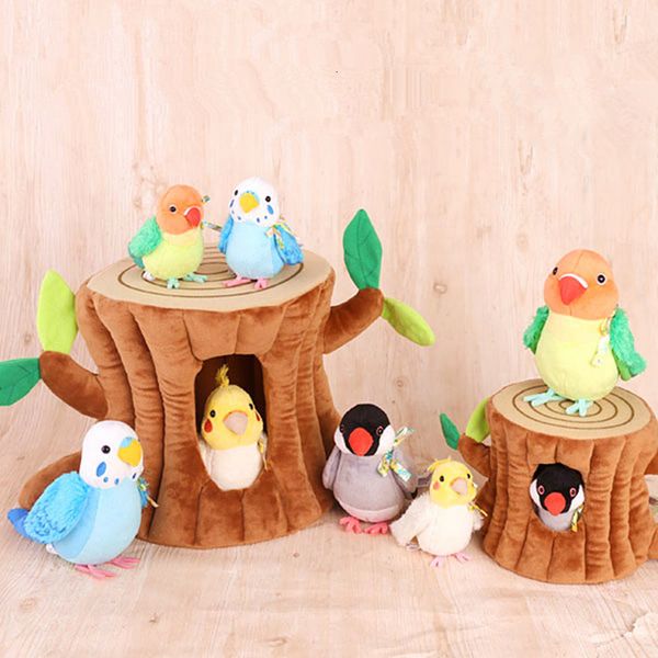 Peluş Bebekler 14cm Cockatiel Peluş Oyuncaklar Yumuşak Gerçek Hayatlı Budgie Sheebird Dolgulu Hayvanlar Oyuncak Duckgerigar Kuşlar Doldurulmuş Oyuncaklar Çocuklar İçin Hediye 230614