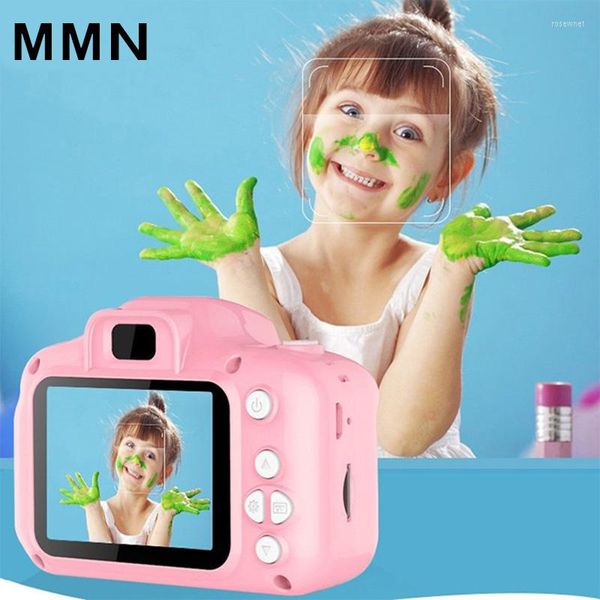 Digitalkameras 1080P Mini Niedliche Bildschirmkamera Tragbarer Camcorder Kinderspielzeug Eingebaute Spiele für Kleinkind-Pografie-Geschenke