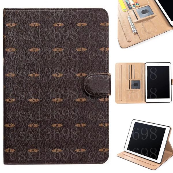 Para ipad pro11 12.9 tablet pc casos ipad10.9 air10.5 air1 2 mini45 ipad10.2 ipad56 qualidade superior l designer moda couro titular do cartão capa de bolso mini 12345