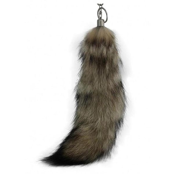 Women039s Borsa Charm Tail portachiavi Lunga coda di pelliccia di volpe Borsa Ciondolo gingillo Accessori Furry Charm per borse Portachiavi250k8847078222z