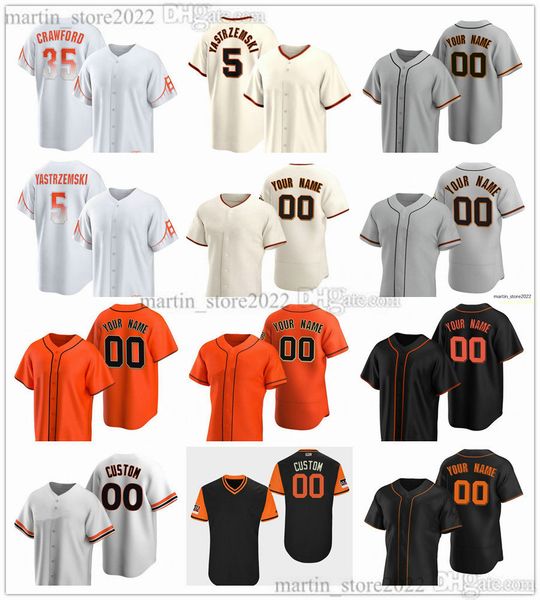 Stitched 2023 Baseball Jerseys 28 Buster Posey 9 Matt Williams 22 Will Clark 51 Luis Gonzalez 17 Mitch Haniger 58 Bryce Johnson 78 Luis Matos Heliot Ramos Austin Slater