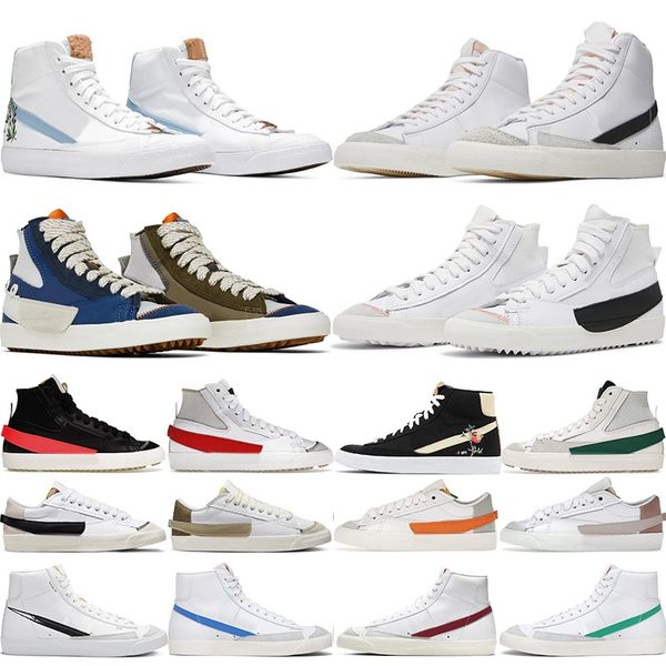 Blazer Mid 77 Vintage White vintage mens Black Casual Shoes Blazers Women Indigo Celetine Blue Sunset Pulse Lucid Green Have A Good Game Outdoor Trainers Tênis